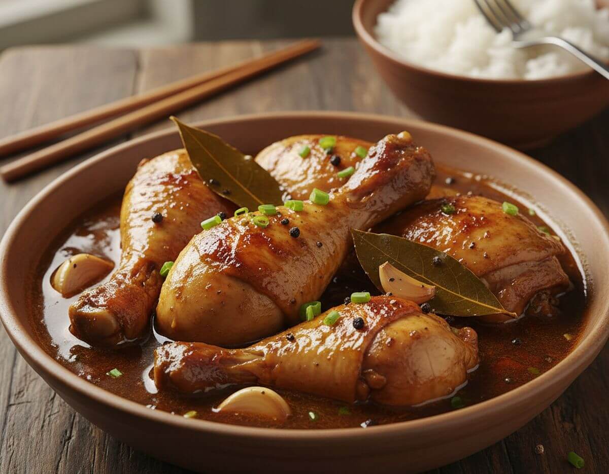 Poulet adobo : recette authentique philippine facile à réaliser